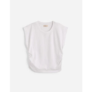 NWT Madewell Side-Cinch Muscle Tee size medium in white